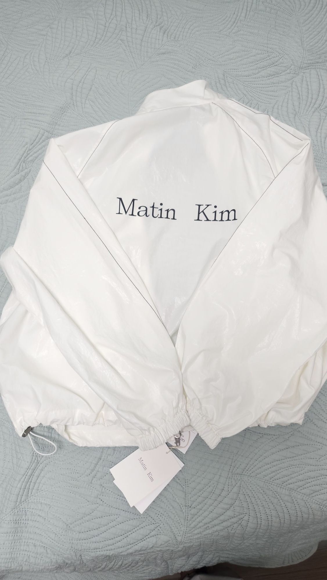 Matin Kim ホワイト ジャンパー Matin Kim ホワイト ジャケット