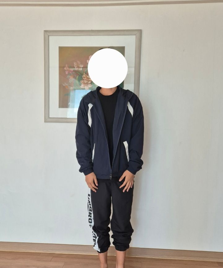 MUSINSA | SECONDMONO 2-WAY color combination hooded