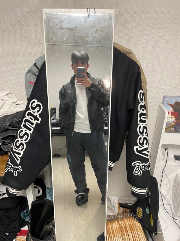 SS24)INTL. Team Jacket Black