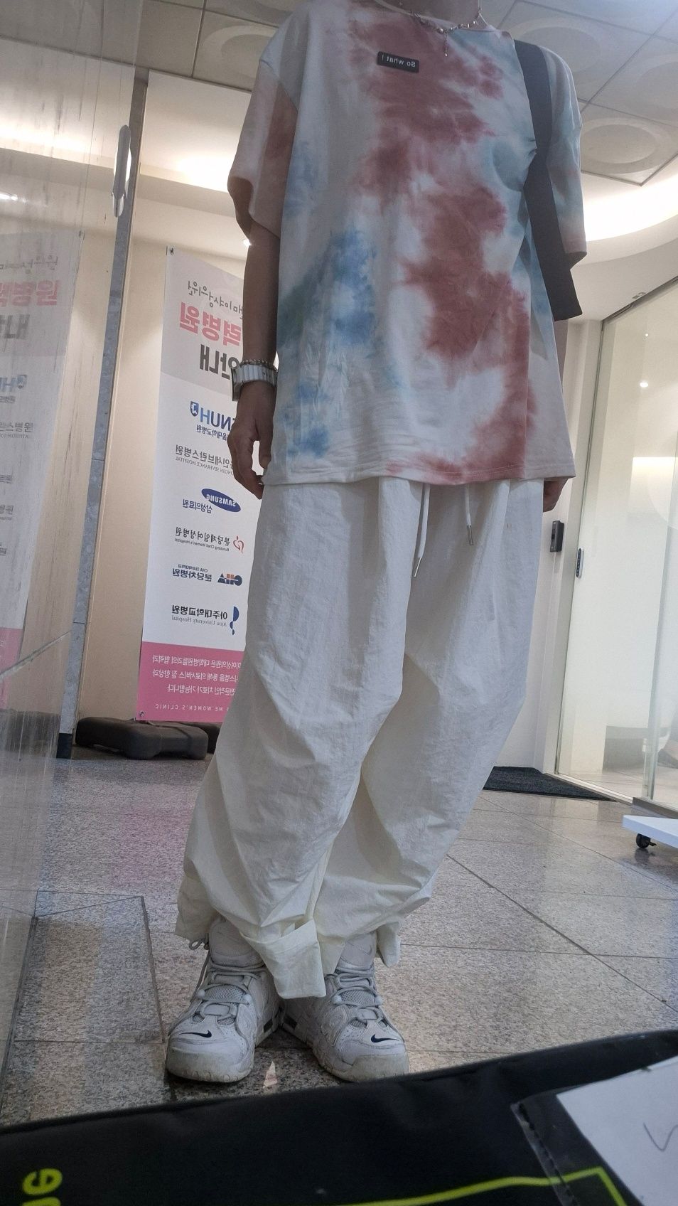 【WOOALONG】 ★ Drape nylon wide pants ★ 大人気 MUSINSA | WOOALONG Drape nylon wide pants - BLACK