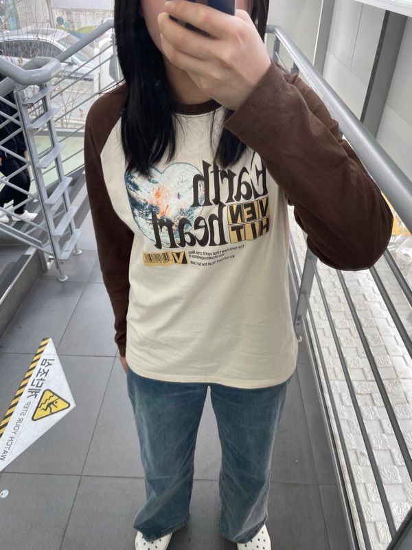 VENHIT★韓国★男女兼用★Earthheartラグランロングスリーブ 3色 MUSINSA公式 | VENHIT Earthheart Raglan Long Sleeve