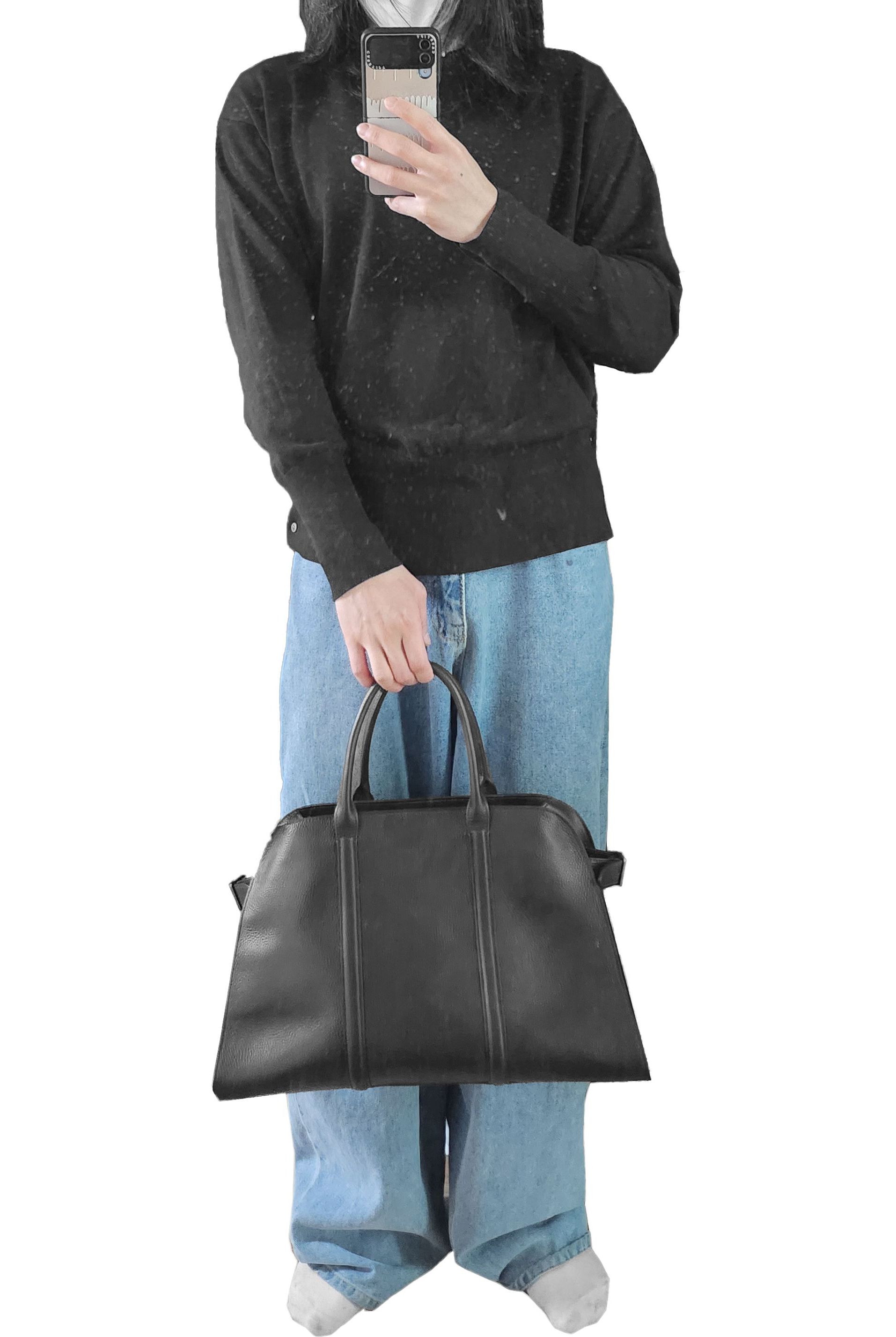 MUSINSA | ORO [ORO]Oro Boston Big Bag_Brown