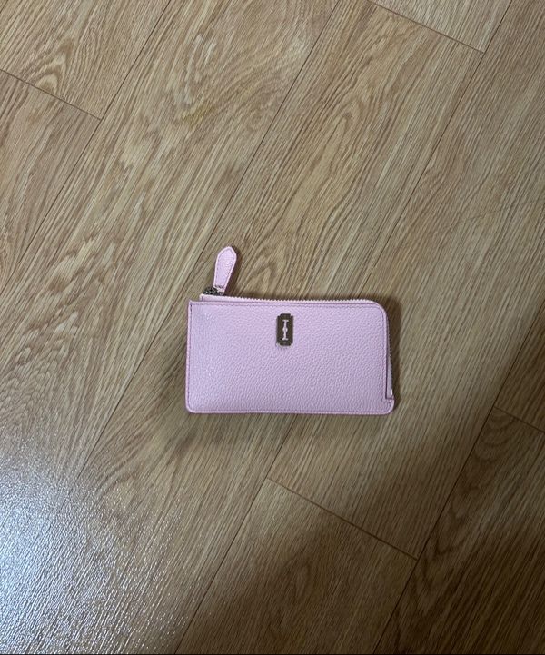MUSINSA公式 | VUNQUE Magpie Zipper Card Wallet Pale Pink