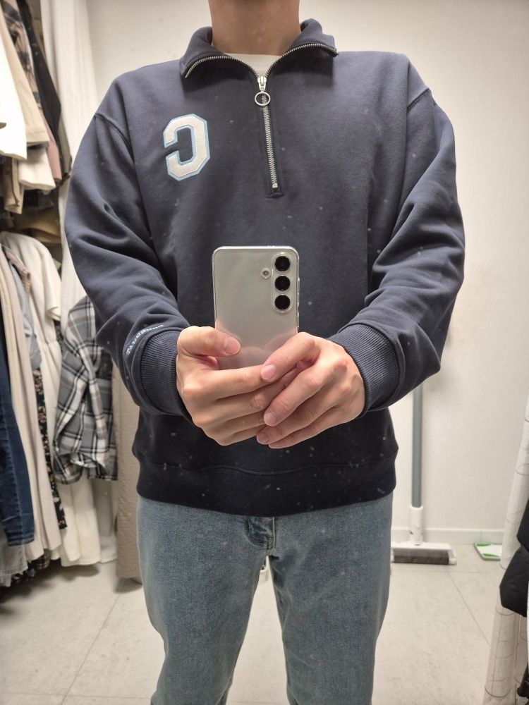 パーカー・フーディ COVERNAT Small C Logo Corduroy Half Zip-Up 4FT2026 MUSINSA | COVERNAT Small C Logo Corduroy Half Zip-Up Beige
