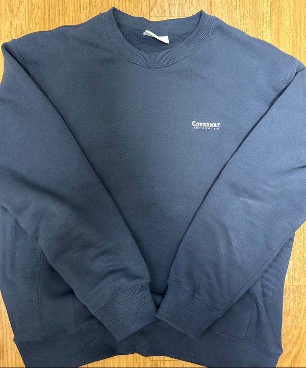 スウェット・トレーナー COVERNAT Authentic Logo Man to Man Navy MUSINSA | COVERNAT Authentic Logo Sweatshirt Navy