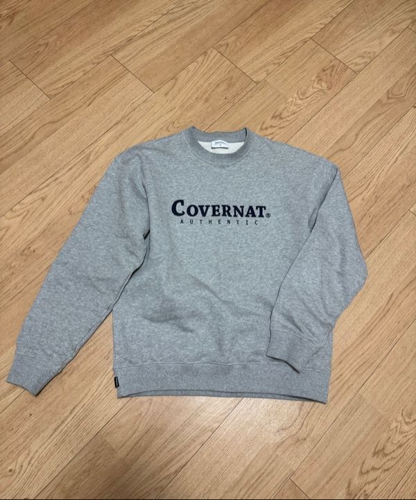 スウェット・トレーナー COVERNAT Authentic Logo Man to Man Light Green MUSINSA | COVERNAT Authentic Logo Sweatshirt Light Green