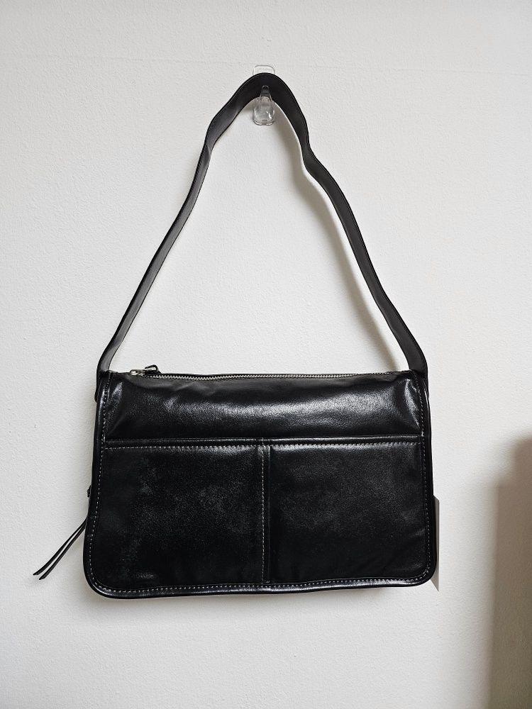 ★FENNEC★送料込み★韓国★大人気★正規品★DOUBLE VINTAGE BAG MUSINSA | fennec DOUBLE VINTAGE BAG - BLACK