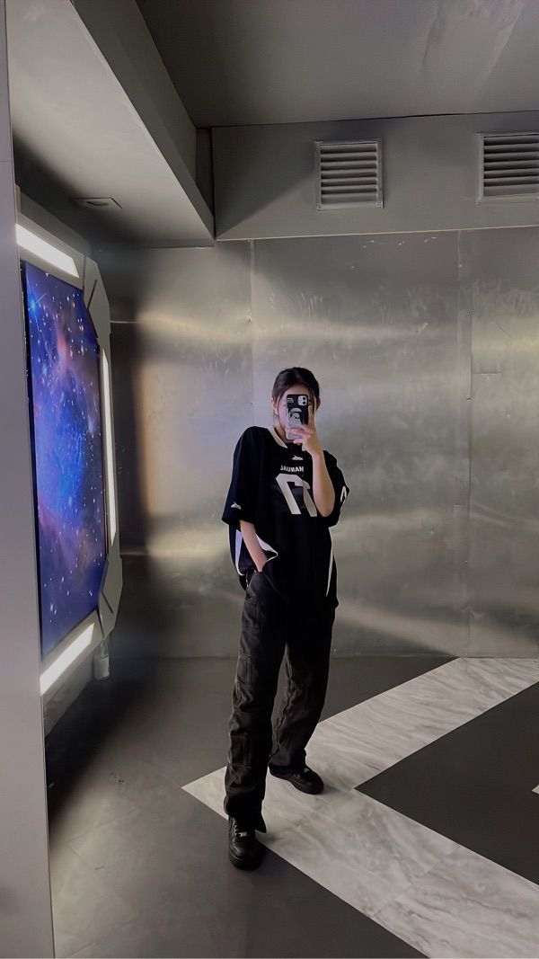 MUSINSA | NOMANUAL 17 MESH BLOCK FOOTBALL JERSEY - BLACK