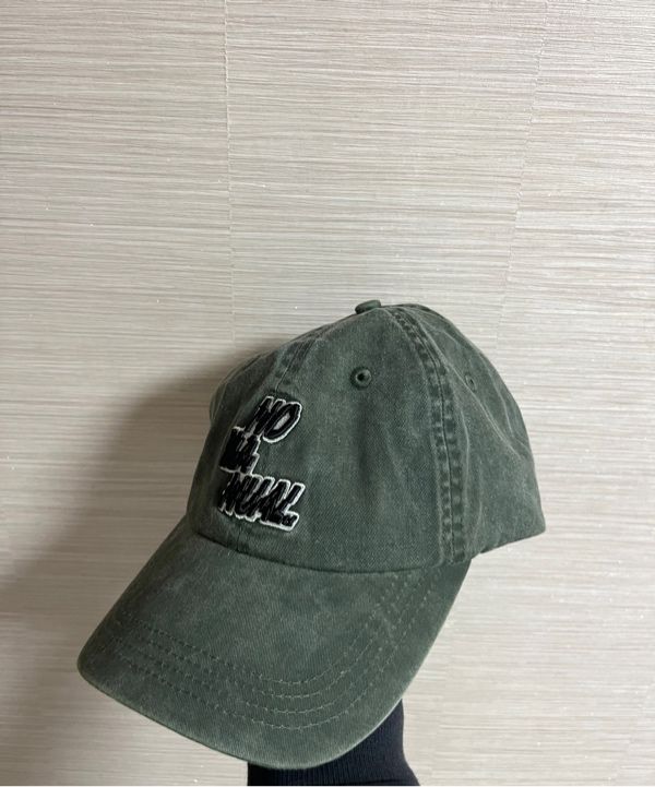 MUSINSA | NOMANUAL SV WASHED BALL CAP - WASHED CHARCOAL