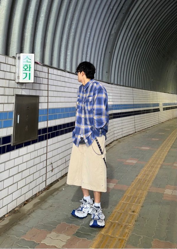 MUSINSA公式 | NOMANUAL CDL BERMUDA PANTS - SAND
