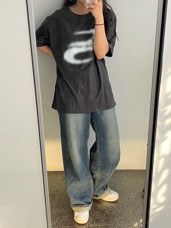 【SORANO】SORANO Digital Logo T-Shirt MUSINSA | SORANO SORANO Basic Logo T-shirt[4Color]