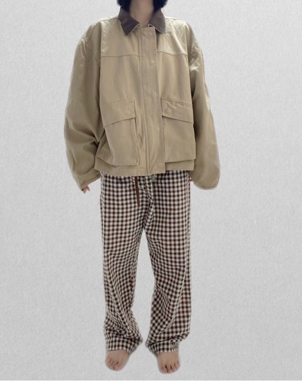 アウターその他 PARTIMENTO VTG washed wide work jacket beige DP-2421 BE MUSINSA | PARTIMENTO VTG washed wide work jacket beige