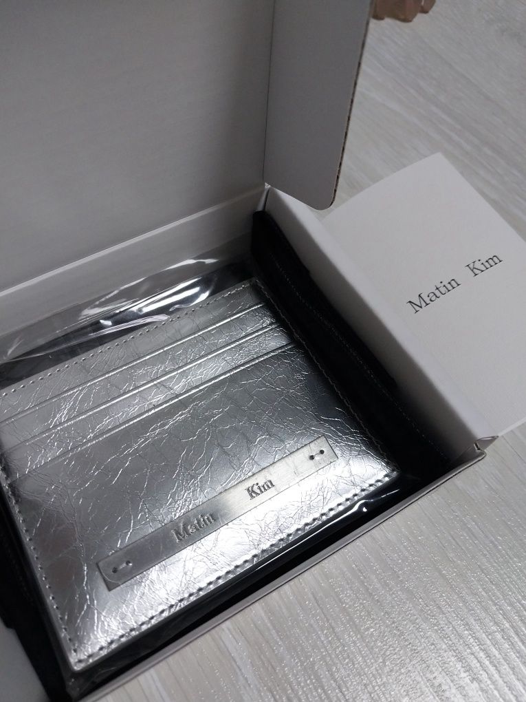 MUSINSA | MATIN KIM SLIM METAL CARD HOLDER IN SILVER