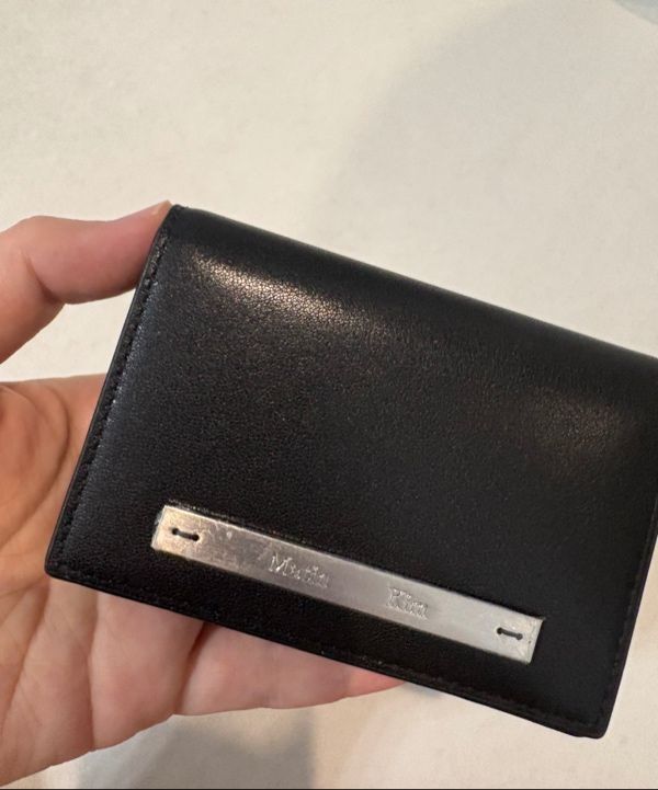 MUSINSA | MATIN KIM SLIM METAL BUSINESS WALLET IN BLACK
