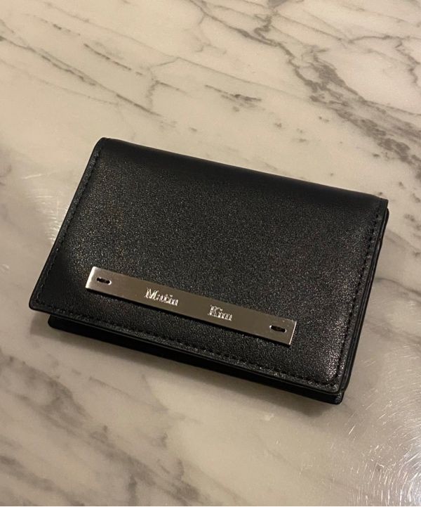 MUSINSA公式 | MATIN KIM SLIM METAL BUSINESS WALLET IN BLACK