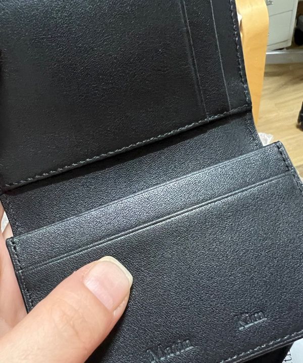 小物 Matin Kim SLIM L BUSINESS WALLET MUSINSA | MATIN KIM SLIM METAL BUSINESS WALLET IN BLACK