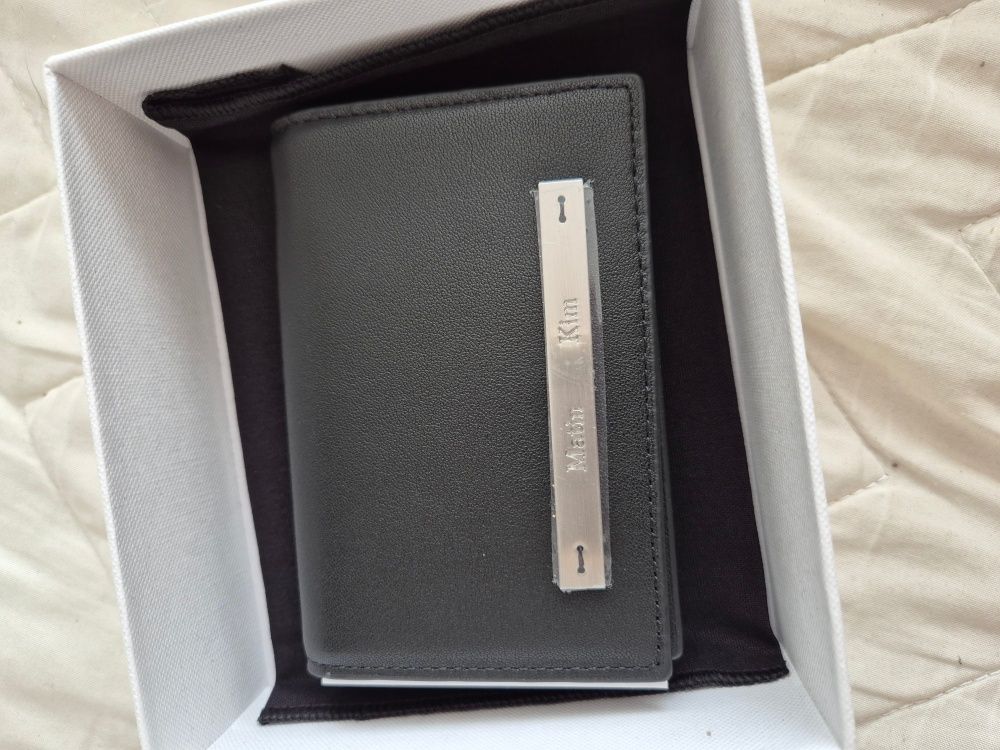 小物 MATIN KIM SLIM L BUSINESS WALLET MUSINSA | MATIN KIM SLIM METAL BUSINESS WALLET IN BLACK