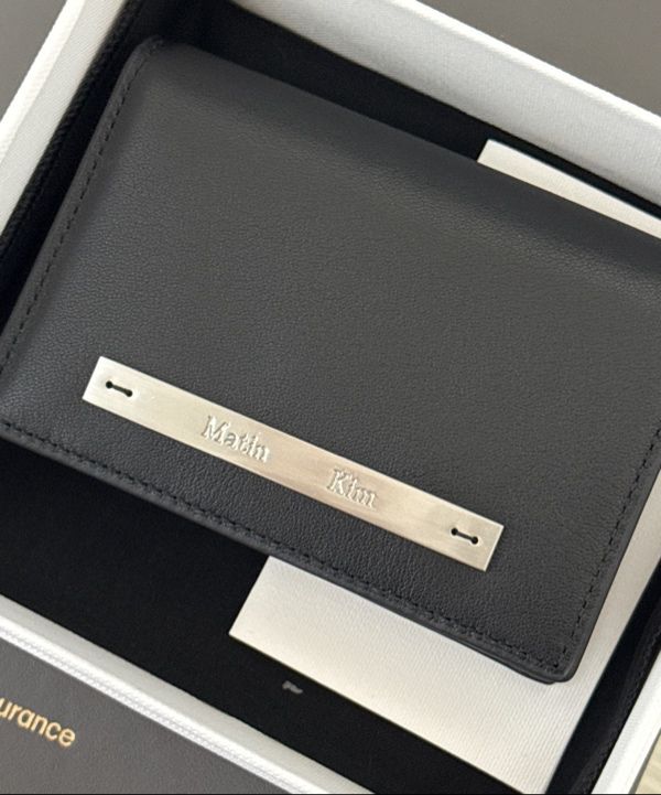 小物 Matin Kim SLIM L BUSINESS WALLET MUSINSA | MATIN KIM SLIM METAL BUSINESS WALLET IN BLACK
