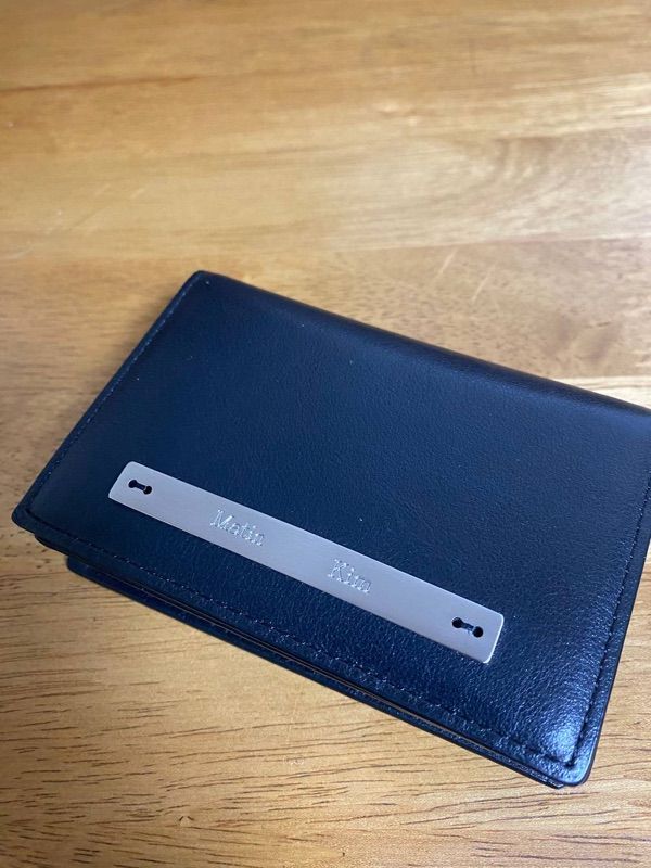 小物 Matin Kim SLIM L BUSINESS WALLET Matin Kim】SLIM L BUSINESS WALLET