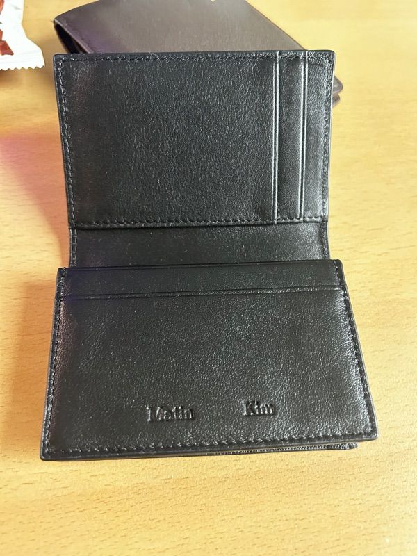 小物 Matin Kim SLIM L BUSINESS WALLET MUSINSA | MATIN KIM SLIM METAL BUSINESS WALLET IN BLACK