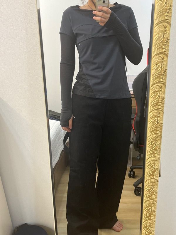 トップス ojos Layered Shoulder Strap MUSINSA公式 | OJOS Layered Shoulder Strap Long Sleeves