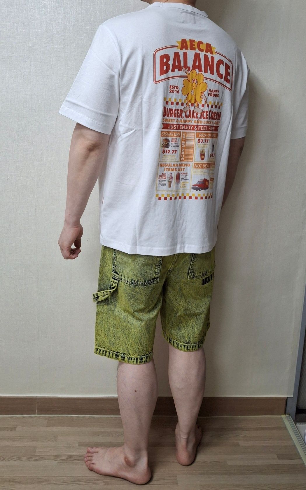 MUSINSA | AECA WHITE AECA BALANCE SHOP FLYERS HALF SLEEVE-WHITE