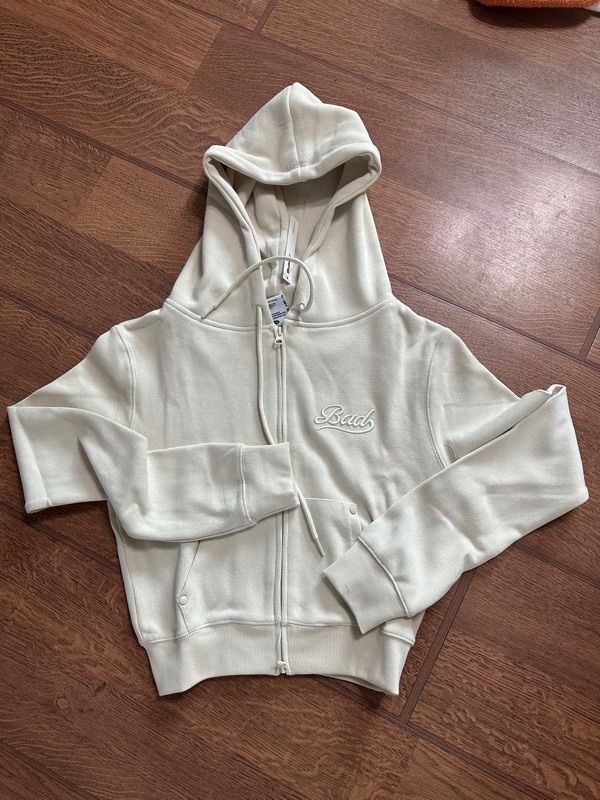 MUSINSA | BADBLOOD Beyond Soft Hooded Zip-Up - Cream