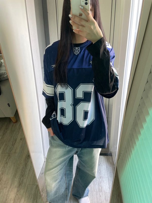 MUSINSA | RETRIEVER CLUB 68 FOOTBALL JERSEY [NAVY]