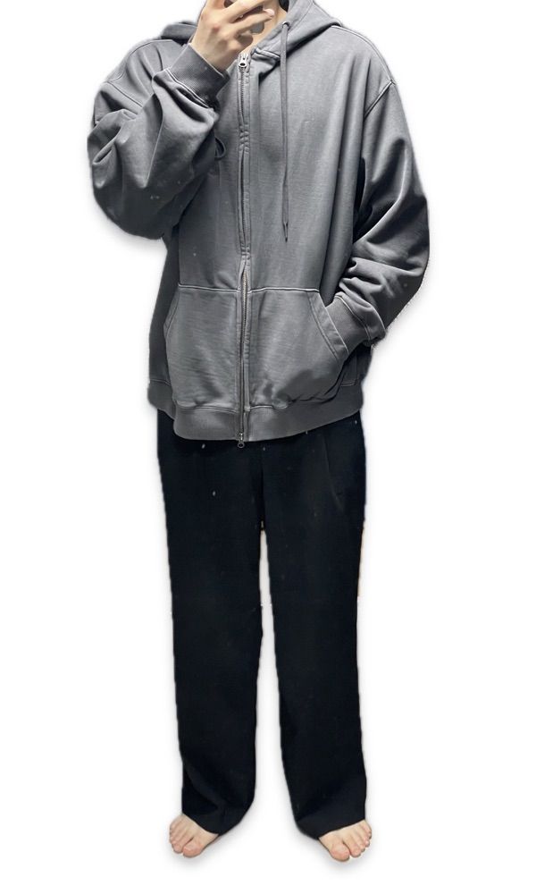 【oan】Russell One Tuck Banding Slacks oan】Russell One Tuck Banding Slacks ONE-TUCK HALF BANDING