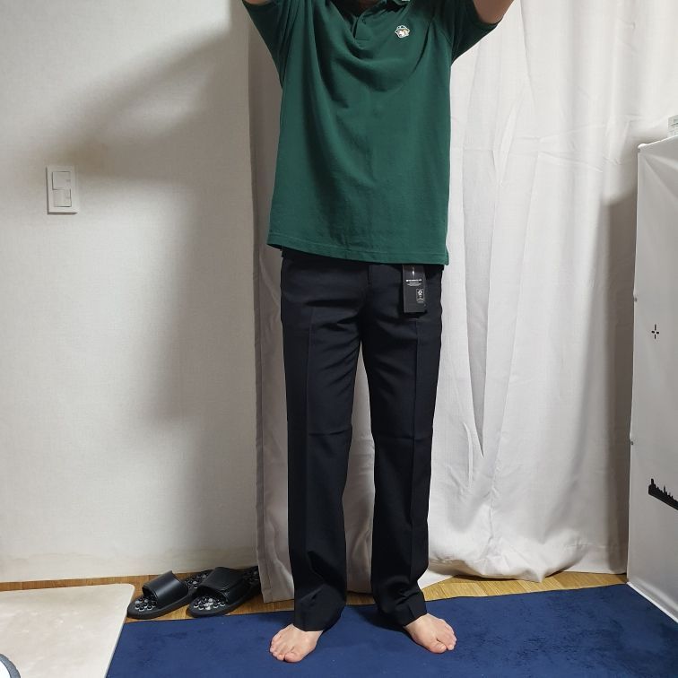 【MODERNIF】Summer Banding Semi-Wide Slacks MUSINSA | MUSINSA STANDARD [Cool Standard] Semi-Wide Hidden