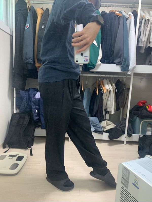 【THE MOZZ】Thumb Cooling Banding Slacks MUSINSA | MUSINSA STANDARD Cool Touch Two Chin Wide Hidden