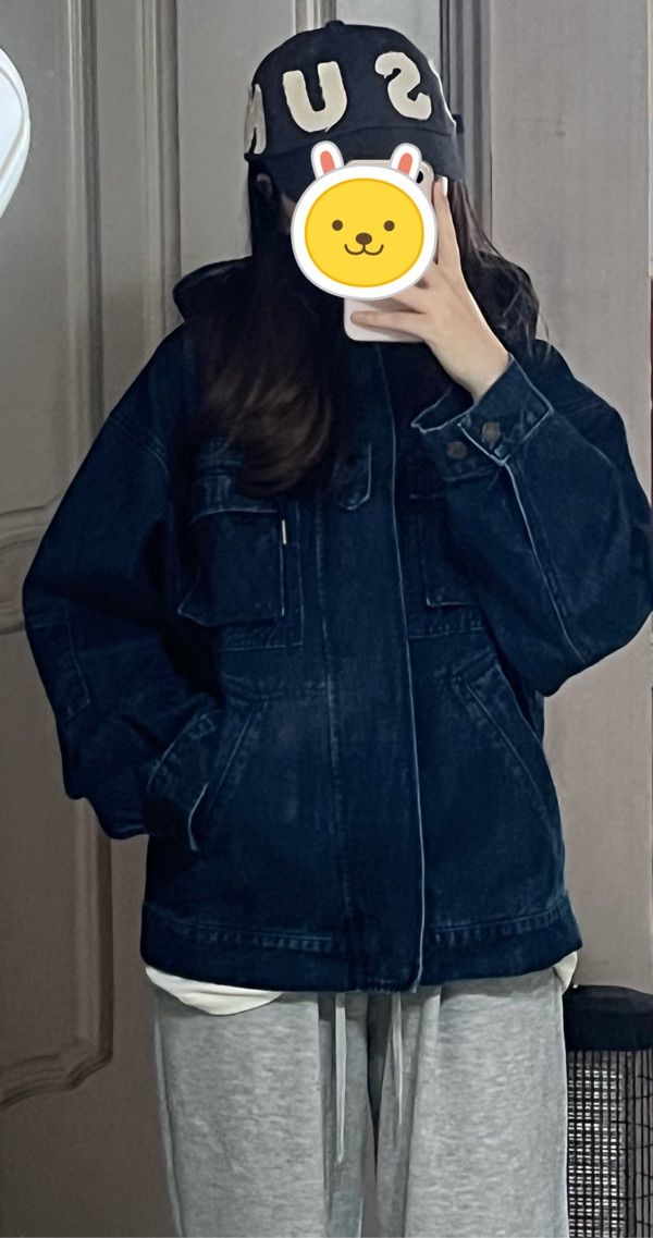 【WELLBEING EXPRESS】 Hooded Denim Jacket / 追跡付 MUSINSA | WELLBEING EXPRESS Hooded Denim Jacket Black