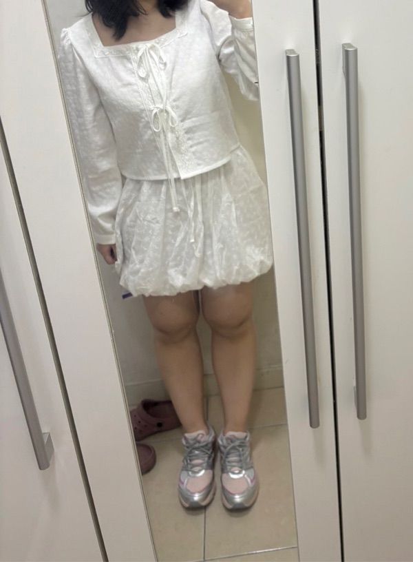 MUSINSA | LETTER FROM MOON Ellie Lace Balloon Pumpkin Skirt