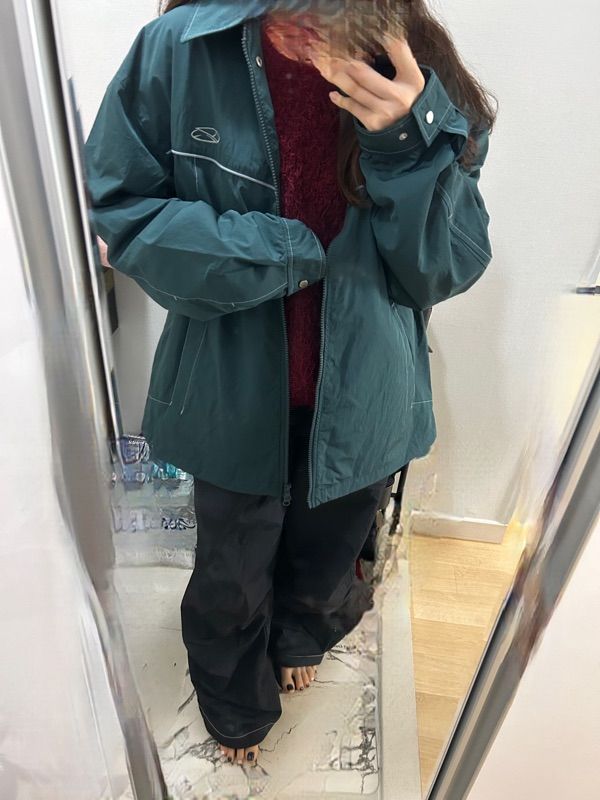 【1993studio】22SS★ Small Logo Windbreaker MUSINSA | 1993STUDIO Small logo piping coach jacket_black