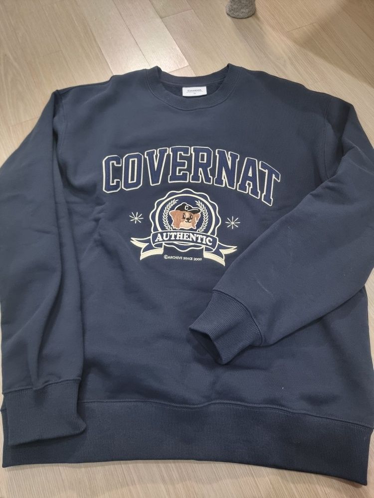 スウェット・トレーナー COVERNAT BORDER COLLIE EMBLEM SWEATSHIRT 4XK339 MUSINSA | COVERNAT Border collie emblem sweatshirt navy