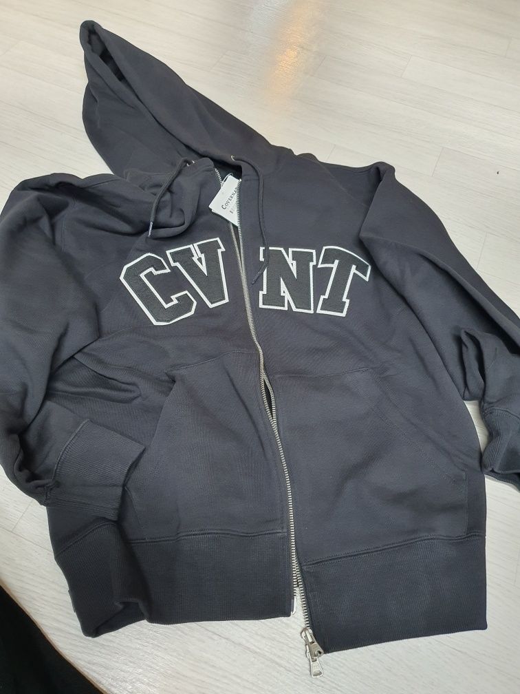 パーカー・フーディ COVERNAT CVNT Overfit Hoodie Zip-up Melange Gray MUSINSA | COVERNAT Overfit CVNT Hoodie Zip-up Heather Gray