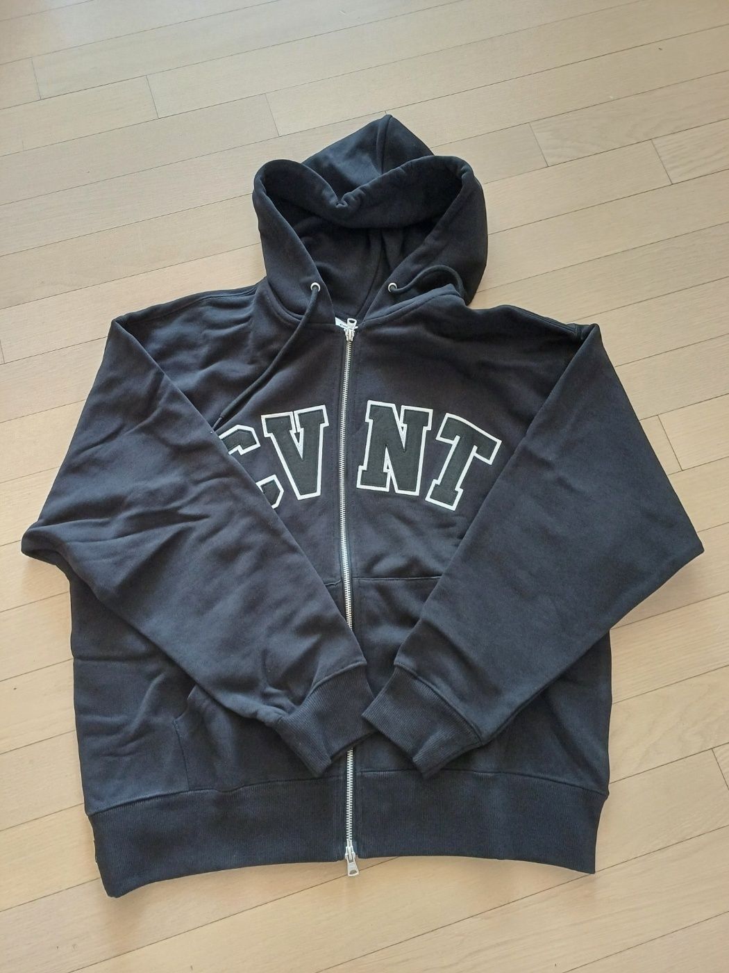MUSINSA | COVERNAT CVNT Overfit Hoodie Zip-up Melange Gray