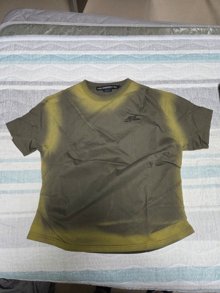 MUSINSA | ANDERSSON BELL Madro gradient t-shirt atb1079m(GREEN)