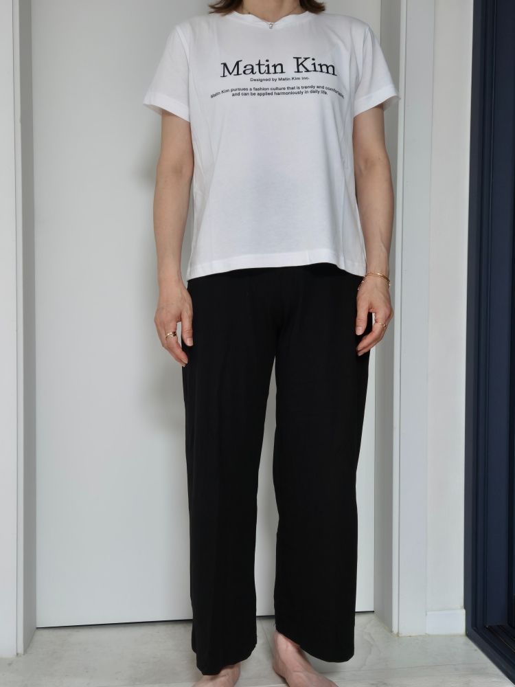 MUSINSA公式 | MATIN KIM MATIN HERITAGE CROP TOP IN WHITE