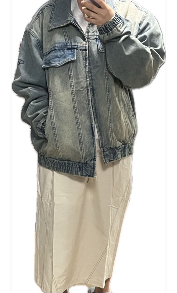 【1993studio】24SS★ Small Logo Vintage Washing Denim Jacket 1993studio】24SS☆ Small Logo Vintage Washing Denim Jacket