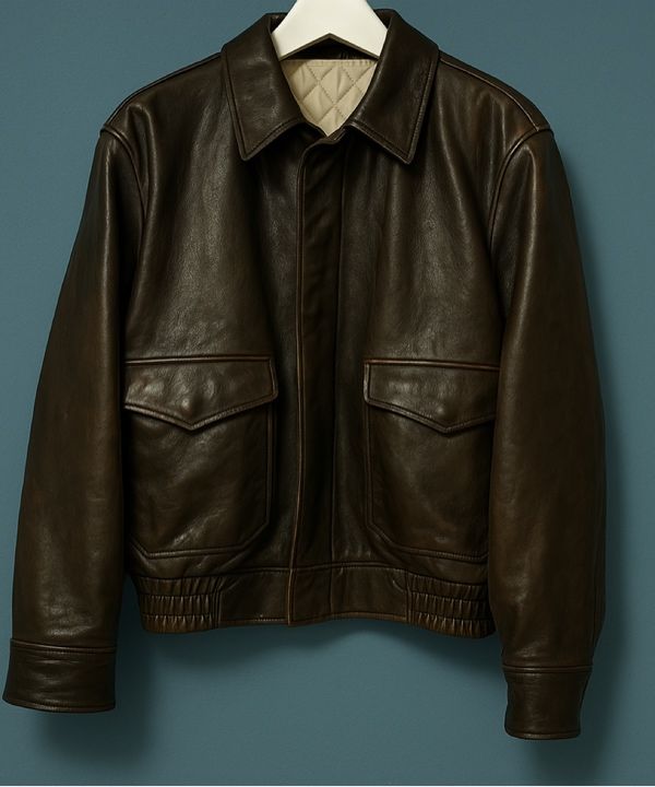 MUSINSA公式 | COOR ベジタブルレザー A-2ジャケット (ブラウン)