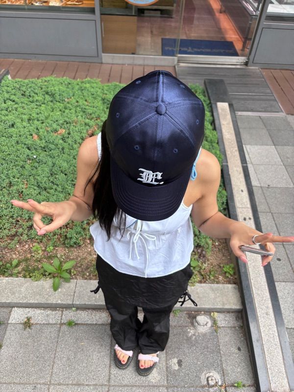 MUSINSA | LMC GOTHIC SATIN 6PANEL CAP