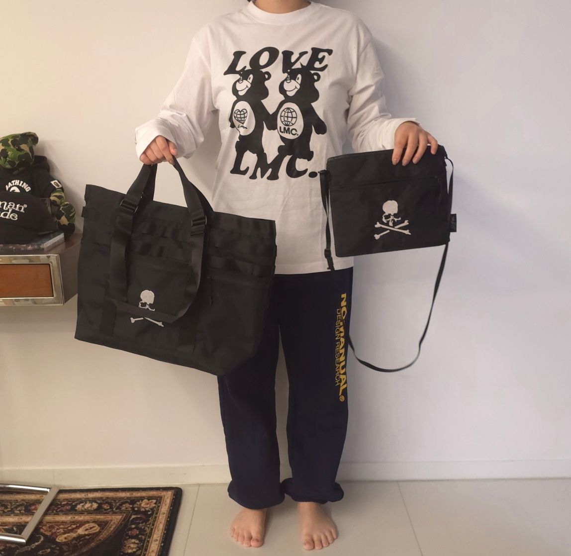 トップス LMC X WDS TWO BEARS S/S TEE / GRAY MUSINSA | LMC TWO BEARS LONG SLV TEE white