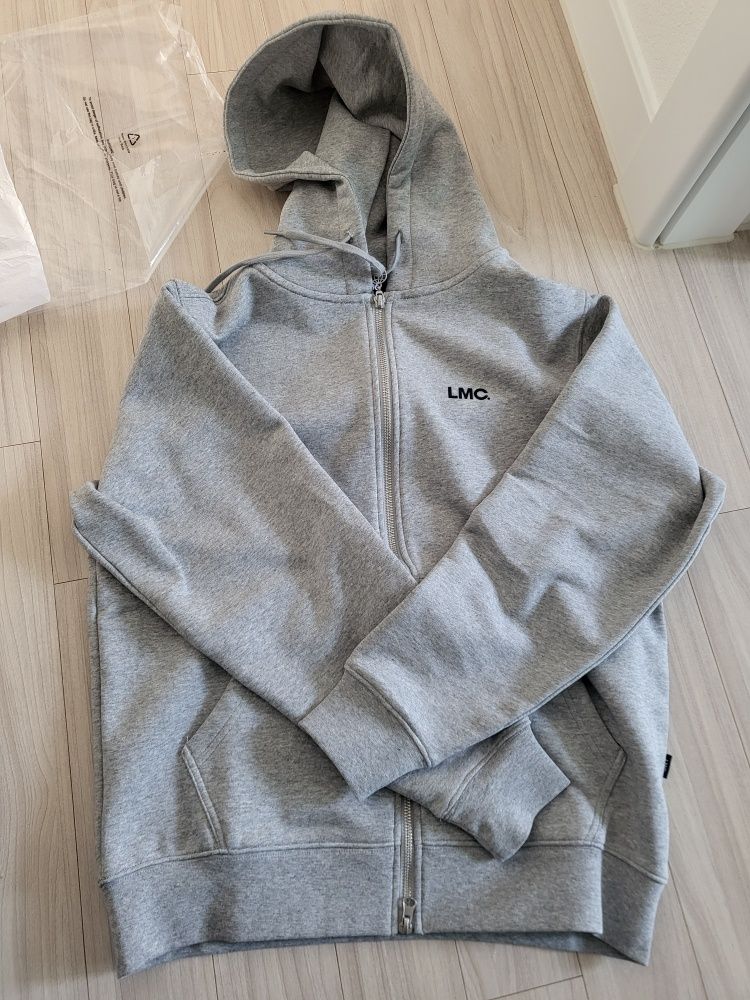 MUSINSA | LMC OG ZIP-UP HOODIE heather gray