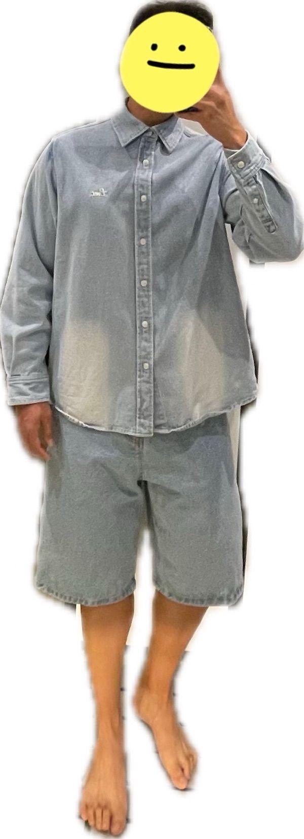 Tシャツ・カットソー LMC BRUSH WASHED DENIM SHIRT light blue 0LM24SSH102LBL MUSINSA | LMC BRUSH WASHED DENIM SHIRT light blue