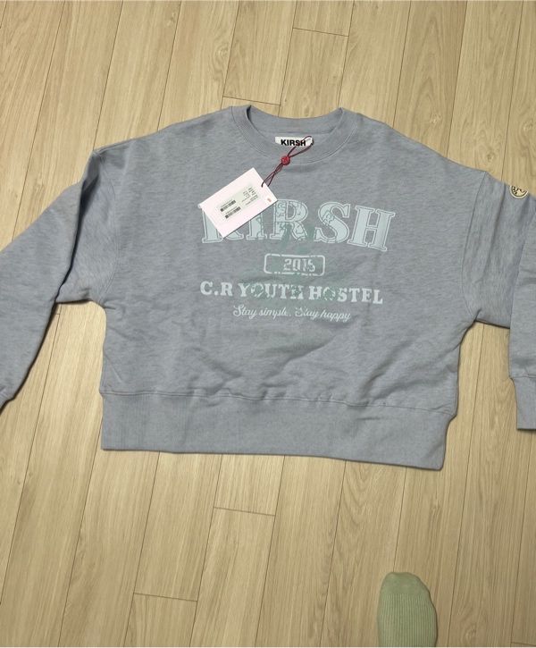 MUSINSA公式 | KIRSH Uni Vintage Graphic Sweatshirt [Melange