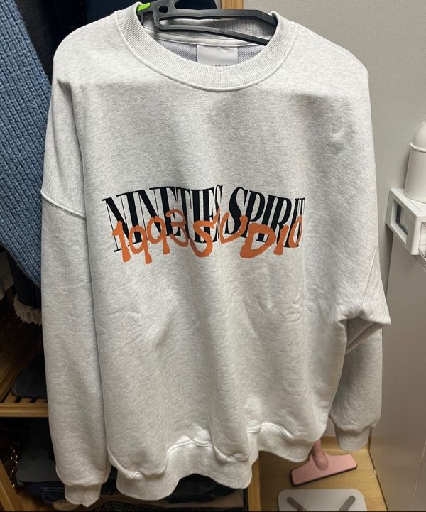 【1993studio】24SS★ Nineties Spirit Sweatshirt MUSINSA | 1993STUDIO Nineties Spirit Sweatshirt_Brown