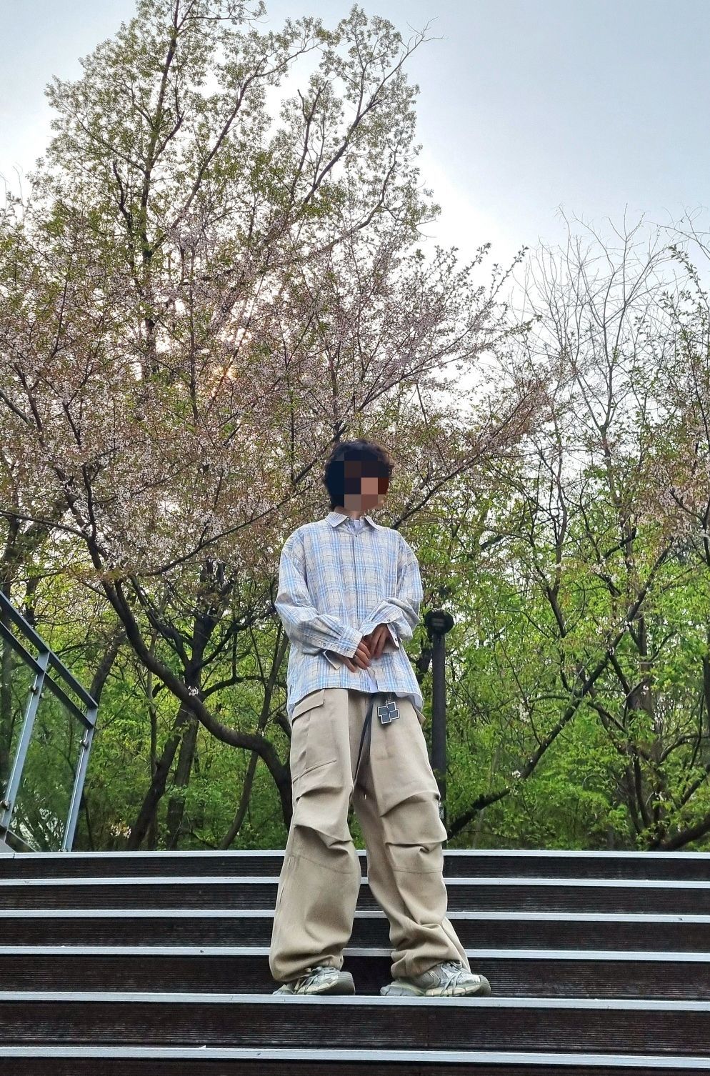 【MIM the wardrobe】vintage washed checkered shirt★韓国 MUSINSA | MIMTHEWARDROBE vintage washed check shirt