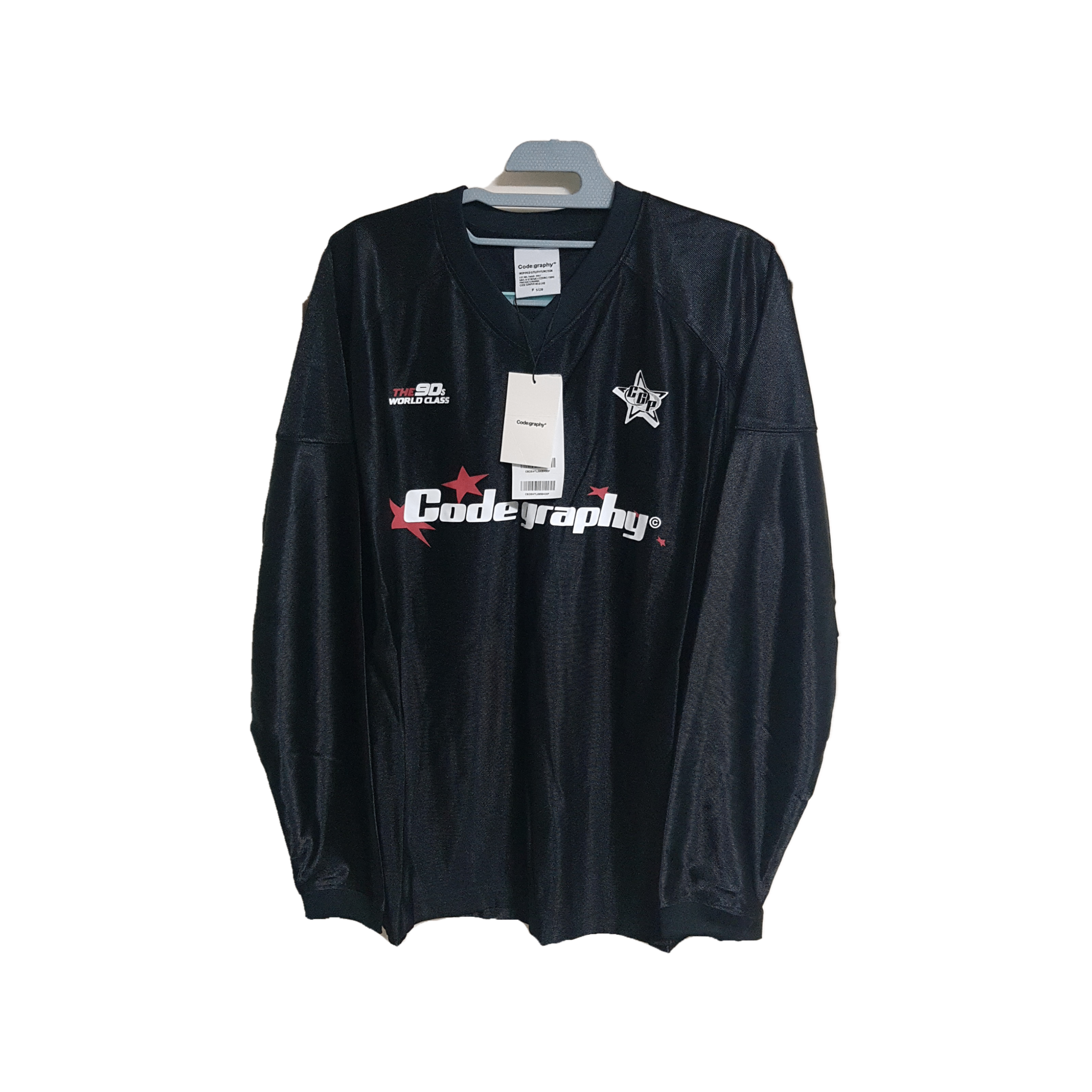 ☆CODEGRAPHY☆SPORTY L JERSEY LONG SLEEVE MUSINSA | Codegraphy (Women) Sporty Metal Jersey Long