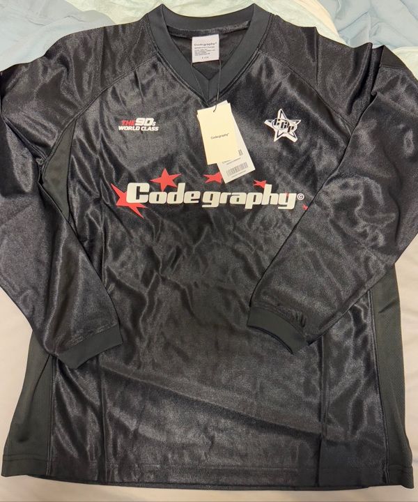 MUSINSA | Codegraphy (Women) Sporty Metal Jersey Long